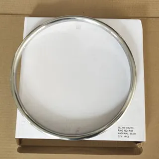 SS 321 Ring Joint Gasket, ASME B16.20, Oval Type, R49