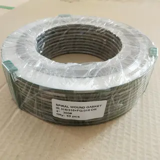 SS 316 Spiral Wound Gaskets, 4 Inch, CL300, Graphite Filled