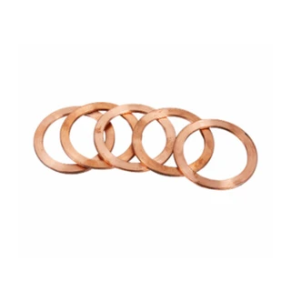 Cooper Gasket, Anodic Oxidation Silver Finished