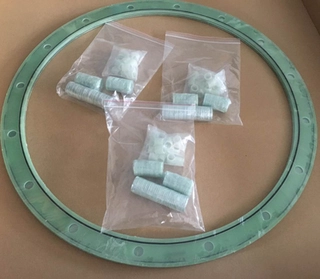 Isolation Gasket Kits, G10 with PTFE & Viton, 20IN, CL150, FF