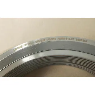 SS 316 Spiral Wound Gasket, Graphite Filler, 8 IN, CL150, RF