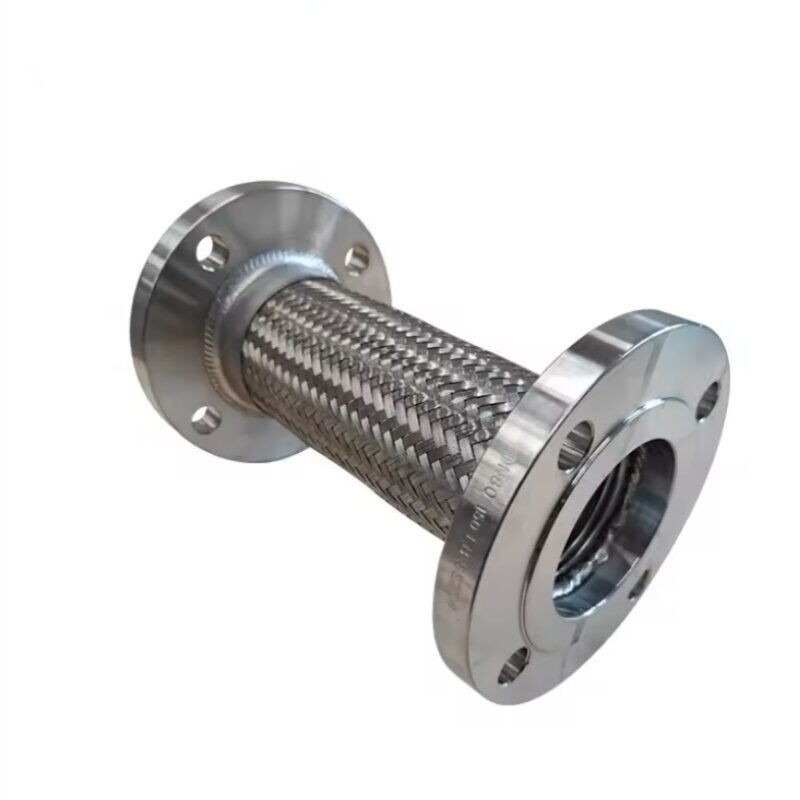 Flexible Braided Metal Hose, SS 304, 3 Inch, 150 LB, Flanged