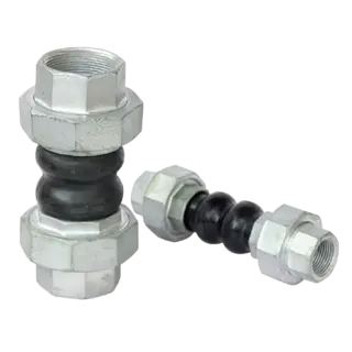 EPDM Rubber Expansion Joint, 1/2-3 IN, 300 PSI, Twin Sphere
