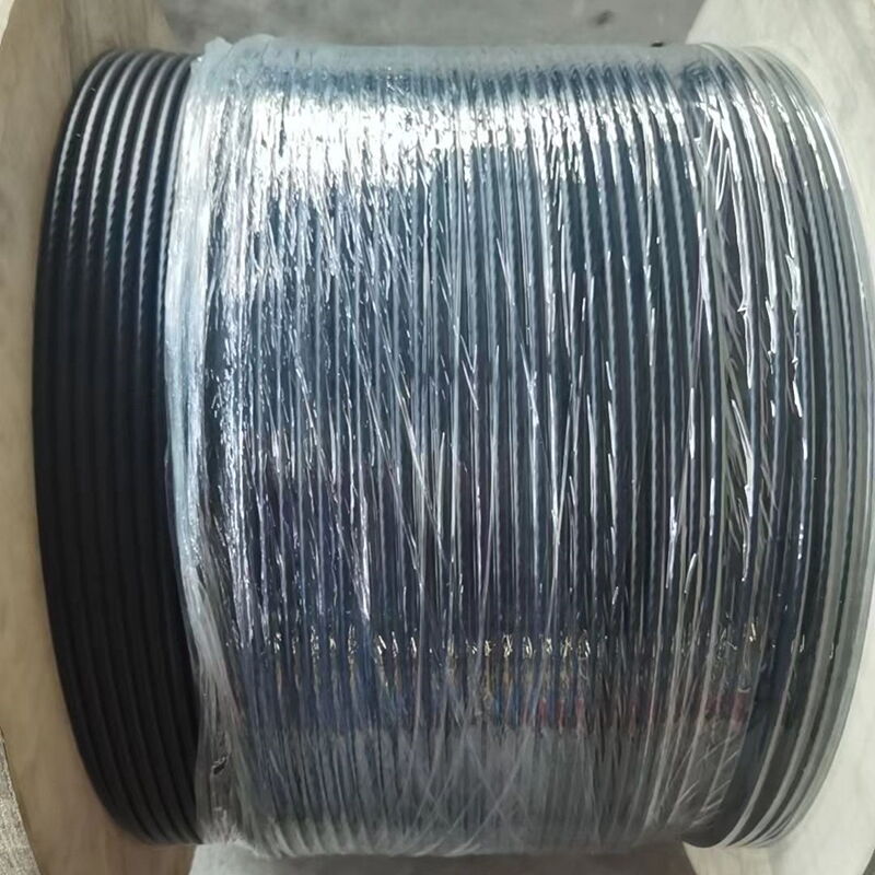 1.4401 Steel Wire Rope, DIN 3060, PE Covered, OD 8 mm, 7*7