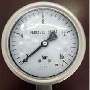 Bourdon Pressure Gauge, 1/2 Inch, 0-30 Kg/cm2, NPT