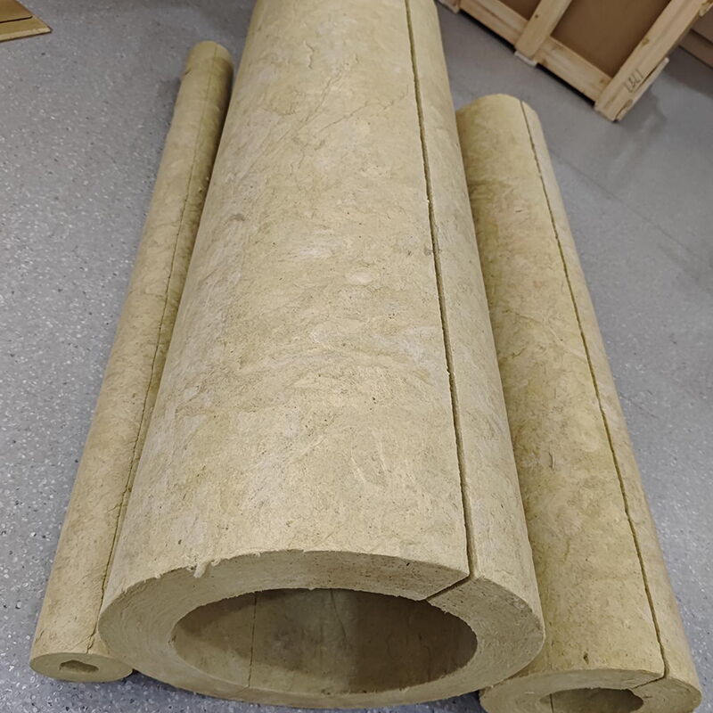 Fireproof Rock Wool Pipe, DN100, 114 mm * 40 mm * 1000 mm
