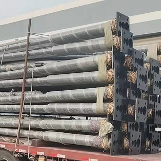 Hot Dip Galvanised Lighting Poles, Single Arm, 11 Meters