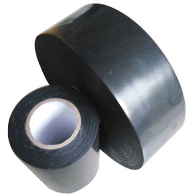 PE Pipe Anti-corrosion Wrap Tape, Single Sided, Rubber, Black