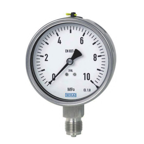 Pressure Gauge, 25 Bar, 1/2 Inch, 2nd Scale MPa