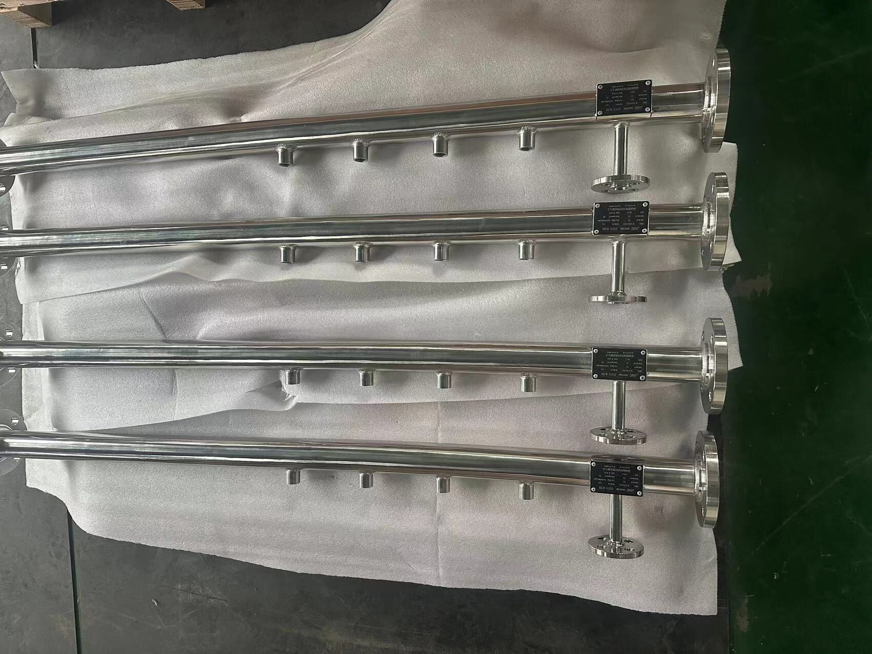 S-Type Static Mixer, ASTM A182 F316L, 4IN, PN16, DIN EN 1092