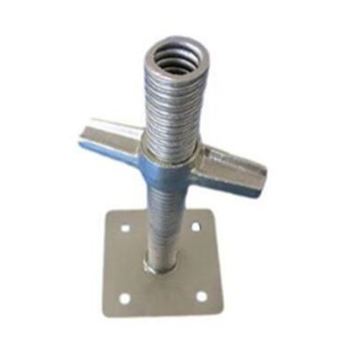 Scaffolding Screw Jack with Base, Q235, Electro-Galvainzed
