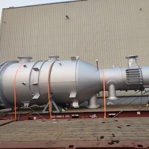 Vertical Steam Flash Vessel, 2-Phase Geothermal Fluid