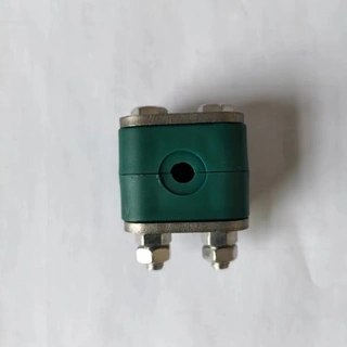 Two-Piece Pipe Clamp, Tube Support, NYLON, 12.7 MM