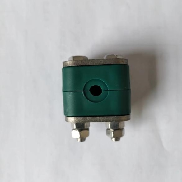 Two-Piece Pipe Clamp, Tube Support, NYLON, 12.7 MM