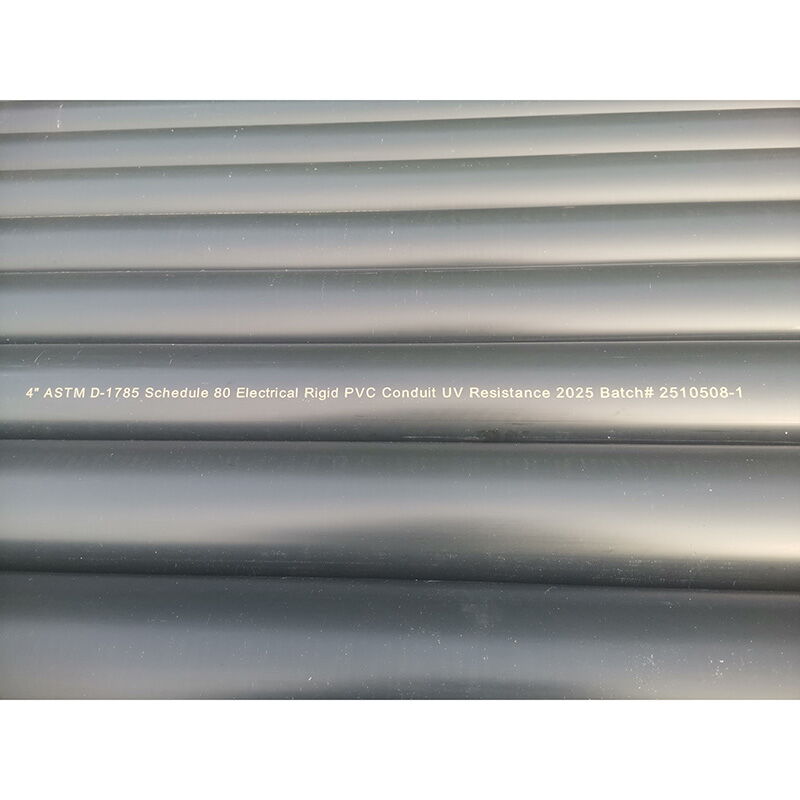 ASTM D1785 UPVC Pipe, 3/4–4 Inch, SCH 80, UV-Resistant, BE