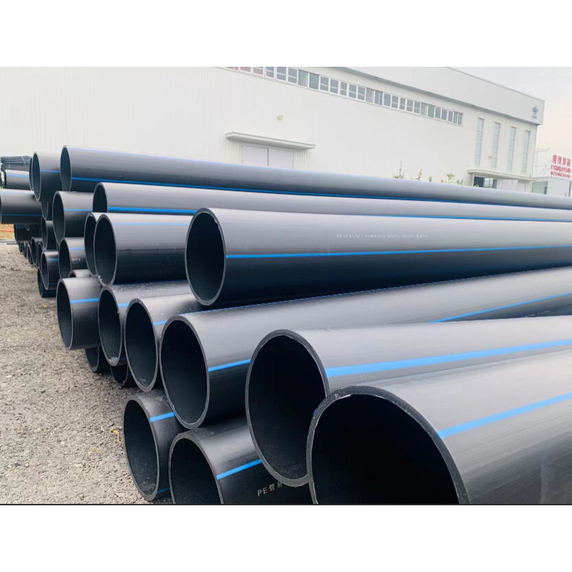 HDPE Water Pipe, ISO 4427, PE100/PE80, 20-1200 mm, 6/12 Mtrs