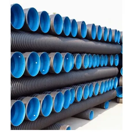 Double-Wall Corrugated Pipes, HDPE, DN200-DN2000, SN4-SN16