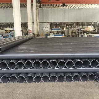 Gray PVC Plastic Pipe, 8 Inch, WT 6.1 mm, 6 Meters Long