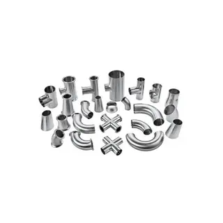 Sanitary Pipe Fittings, DIN, 3A, Stainless Steel, 1/2–8 Inch