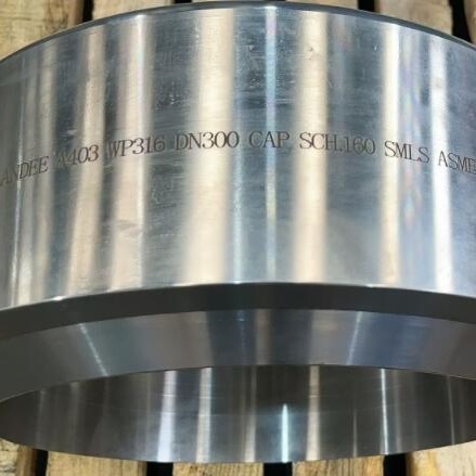 ASTM A403 WP316 Seamless Cap, DN300, 12 Inch, ASME B16.9