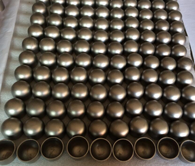 SCH 40 Titanium Caps, ASTM B338 Grade 2, 2 Inch, B16.9, Pickled
