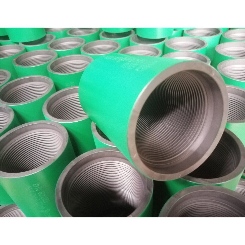 API 5CT Grade J55 Pipe Coupling, PSL1, 2-7/8 Inch, EUE Ends