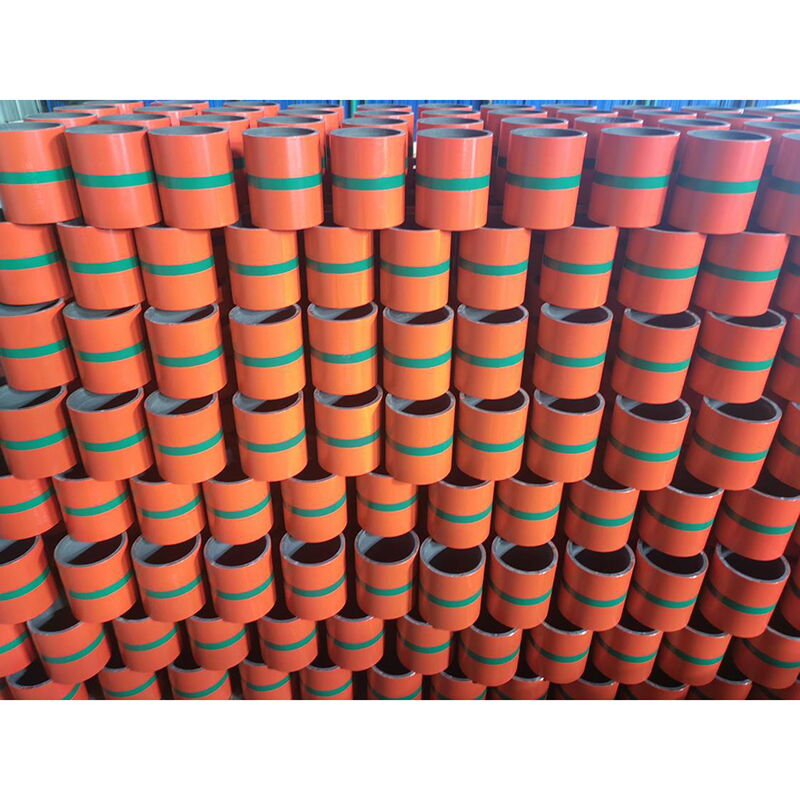 API 5CT N80Q Pipe Coupling, Carbon Steel, 3-1/2 Inch, EU