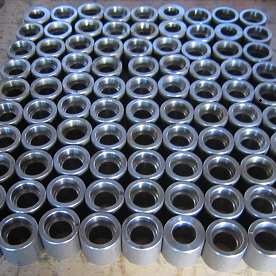 ASME B16.11 Half Coupling, 3000 LB, ASTM A105, 1-1/2 Inch