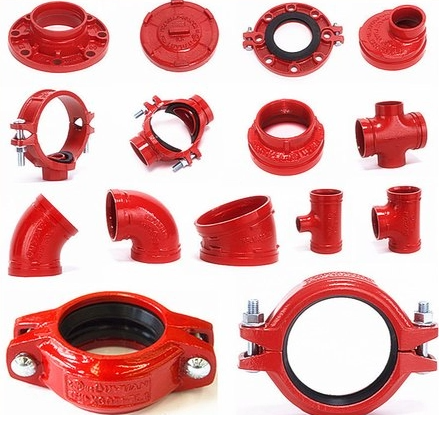 Ductile Iron ASTM A536 Grooved Couplings, 300 PSI, 500 PSI