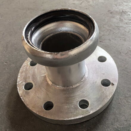 Flanged Bauer Coupling, S73, Carbon Steel, 3 Inch, DN80, HDG