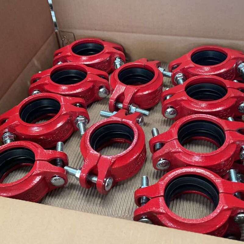 Grooved Flexible Coupling, A536 GR.65-45-12, DN50, Epoxy Coated