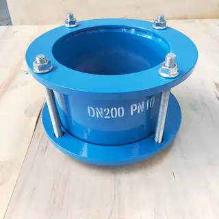 Epoxy Coated Flexible Coupling, Q235B / SS41, DN200, PN10