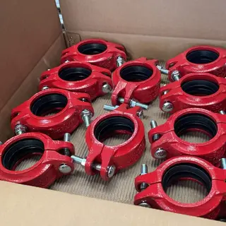 ASTM A536 Flexible Coupling, Ductile Iron, DN50, PN16, Grooved