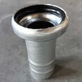 Bauer Hose Coupling, Carbon Steel, 3 Inch, S78, HDG, Socket