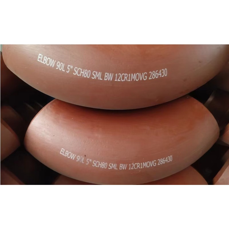 12Cr1MoVG Alloy Steel Seamless 90 Deg Elbow, ANSI B16.9, 5 Inch