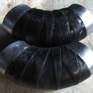 3L PE Coated 90 Deg Elbow, ASTM A860 WPHY60, 2 Inch, SCH 80