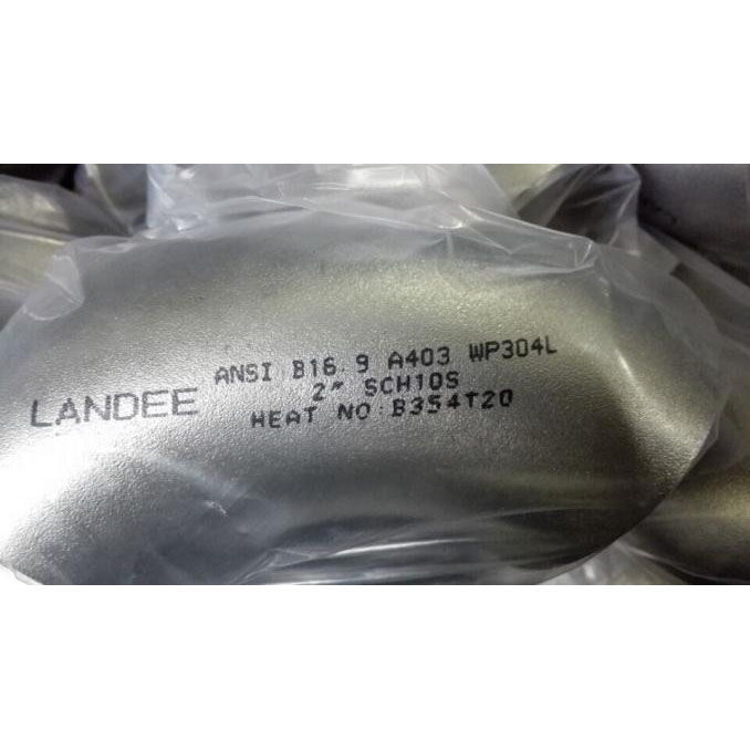 ANSI B16.9 Long Radius Elbow, A403 WP304L, 45D/90D, 2 Inch