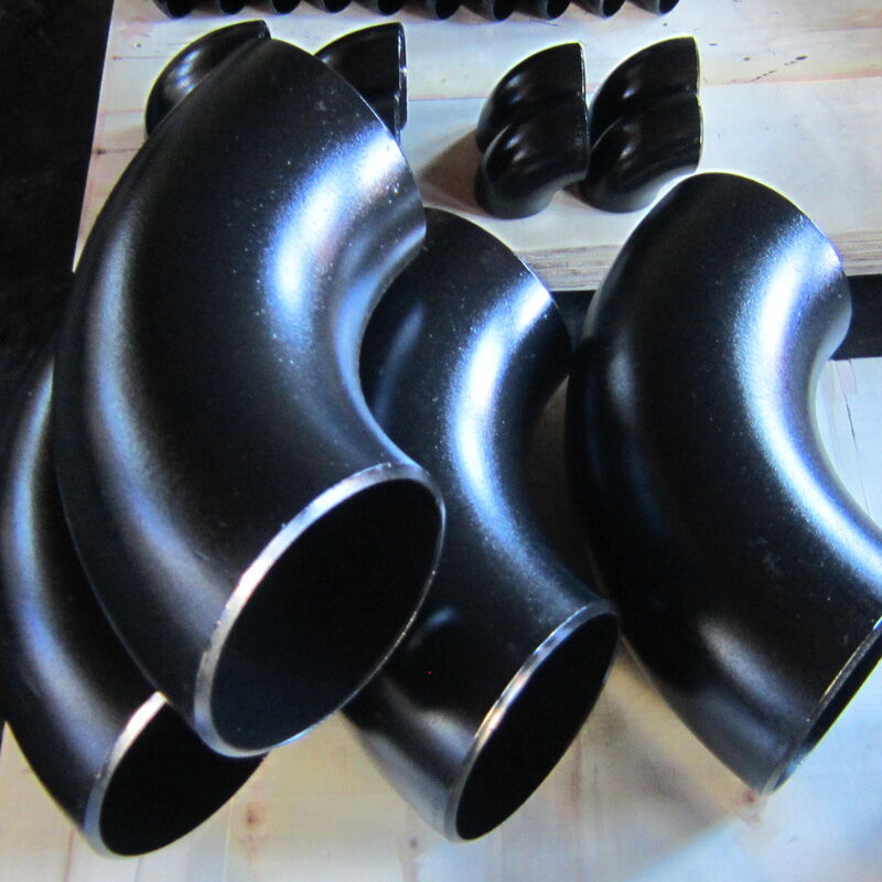 ASTM A234 WPB 90° Elbow, ASME B16.9, 8 Inch, LR, Butt Welded