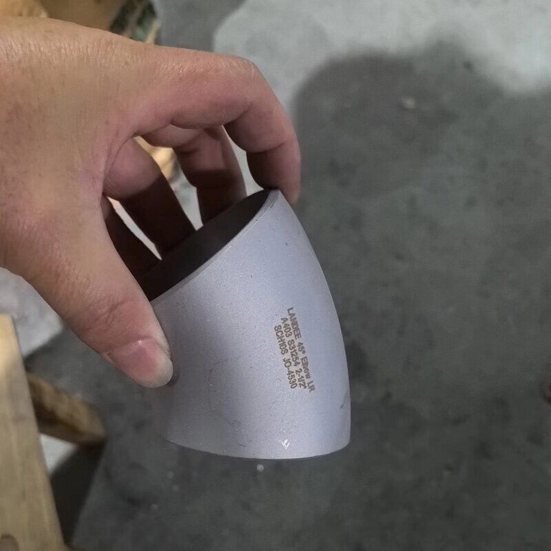 ASTM A403 S31254 45° Elbow, ASME B16.9, 2-1/2 Inch, LR, BW