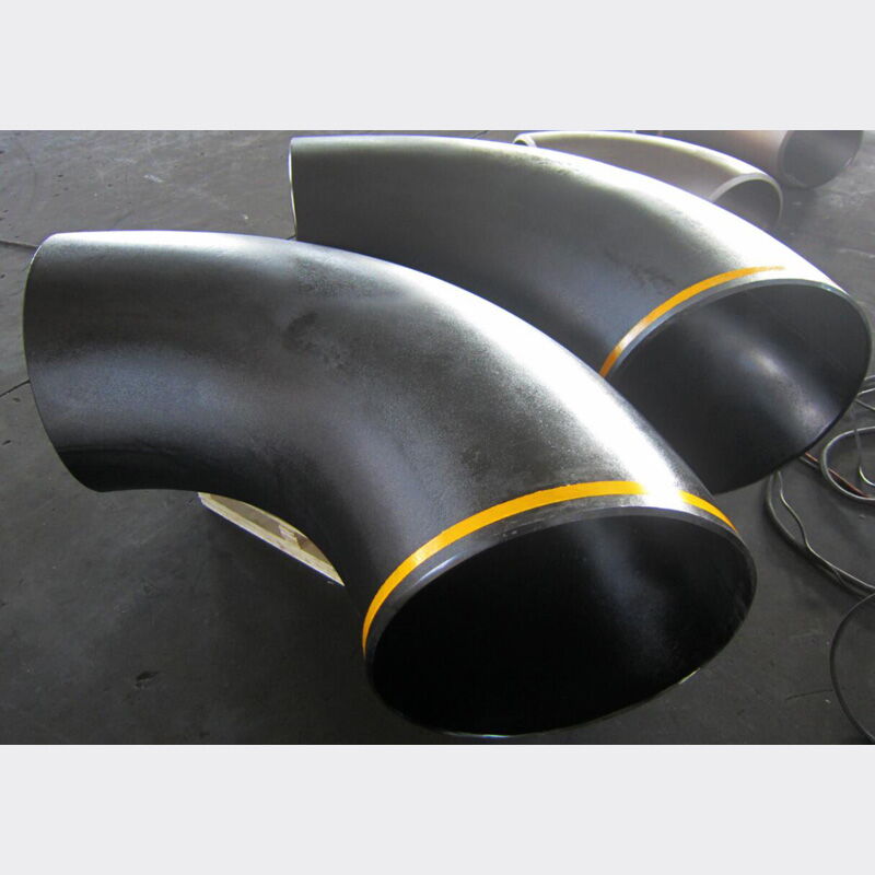 ASTM A420 WPL6 90° Elbow, ASME B16.9, 24 IN, SCH STD, LR, BE