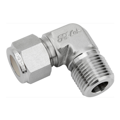 Male Threaded Elbow, SS 316, 1/2 Inch