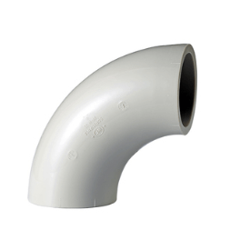 PPH 90 Degree Pipe Elbow, DIN, Butt-welding