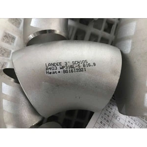 A403 WP316L 45 Deg Seamless Elbow, ASME B16.9, 3 Inch