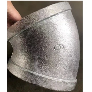 Malleable Iron 45 Deg Elbow, 6 Inch, ANSI B16.3, ANSI B1.20.1