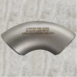 ASTM A403 WP321 Pipe Elbow, SS 321, 90 Degree, OD 60.3 MM