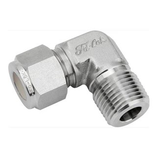 Male Threaded Elbow, SS 316, 1/2 Inch