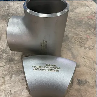 ASTM A403 WP904L Seamless Elbow, 45 Deg LR, 4 Inch, SCH 40S
