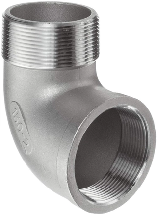 Cast NPT Elbow, A351 CF8M, 1 1/2 Inch, Class 150 LB, ANSI B16.11