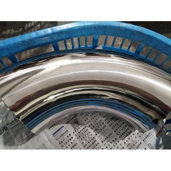 SS 304 Pipe Elbow, DIN, Stainless Steel, 2 Inch, WT 2.77 mm