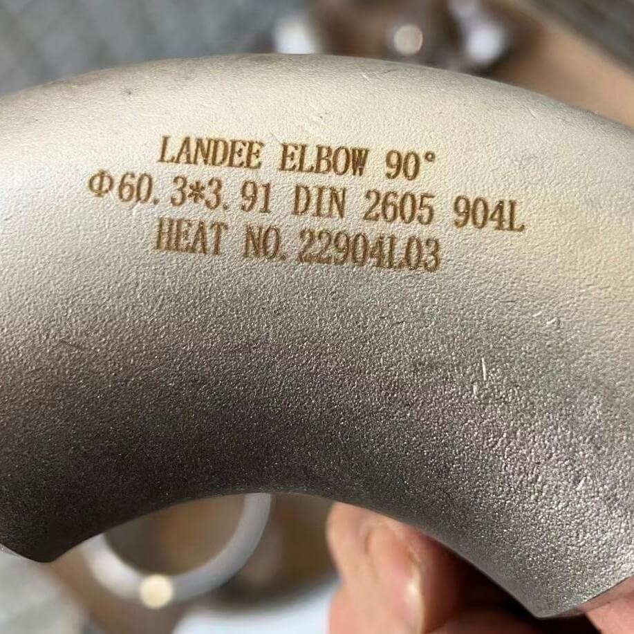 SS 904L Elbow, 90 Degree, DIN 2605